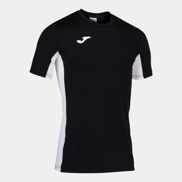 CAMISETA BALONMANO PERFORMANCE MANGAS CORTA NEGRO BLANCO