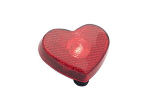 LUZ PARPADEANTE PARA BICI CON FORMA DE CORAZÓN JARTI CD: JA15