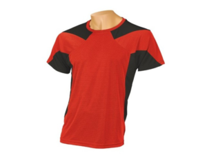 CAMISETA MANGA CORTA TÉCNICA DREAM IMPRESA ROJA POR SUBLIMACIÓN (CON DIBUJO DEL CLIENTE) CD: DR13-RO