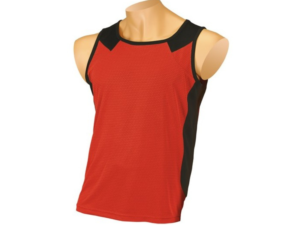 CAMISETA TIRANTAS TÉCNICA DREAM ROJA IMPRESA POR SUBLIMACIÓN (CON DIBUJO DEL CLIENTE) CD: DR15-RO