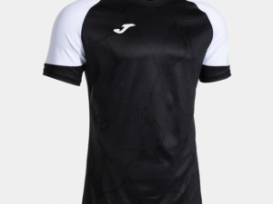 CAMISETA BALONMANO PERFORMANCE MANGA CORTA NEGRO BLANCO CD: 104391.102
