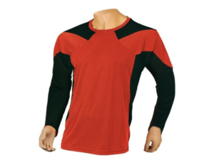 CAMISETA MANGA LARGA TÉCNICA DREAM ROJO IMPRESA POR SUBLIMACIÓN (CON DIBUJO DEL CLIENTE) CD: DR14-AR