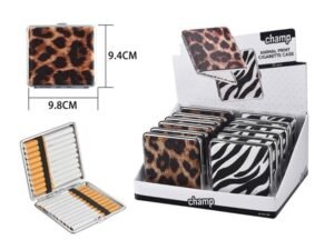 DISPLAY-12 PITILLERAS ANIMAL PRINT 20 PITILLOS STD COD: 31431
