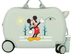 MALETA DE VIAJE TIPO TROLLEY MODELO APAISADO MICKEY MENTA CD: 23330090104005-MIC