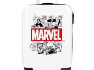 MALETA DE VIAJE TIPO TROLLEY MODELO SUPER HEROES MARVEL BLANCA CD 23340005110001-MIC