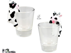 SET 6 VASOS CHUPITO CON VACA     COD: 0007279