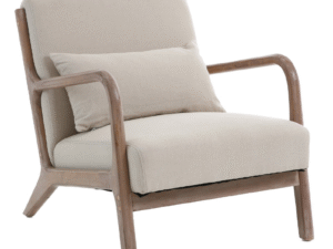 SILLÓN BLANCO DISEÑO SIMPLE.  COD: 34667
