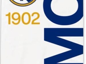 TOALLA DE PLAYA MODELO FUTBOL REAL MADRID 1902. EN MICROFIBRA.  MULTICOLOR. TAMAÑO 70x140. COD: 13RM17076