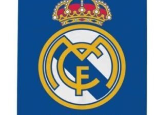 TOALLA DE PLAYA MODELO FUTBOL REAL MADRID BLUE & SPAIN R. MADRID. EN MICROFIBRA.  COLOR AZUL. TAMAÑO 70x140. COD: 39NW1371