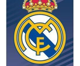 TOALLA DE PLAYA MODELO FUTBOL REAL MADRID ESCUDO R. MADRID NAVY. EN MICROFIBRA. COLOR AZUL. TAMAÑO 70x140. COD:  422200010482-CRD