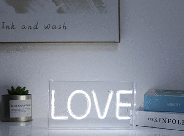 LETRERO LED LOVE IT762.  COD:42873