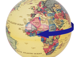 GLOBO MAPAMUNDI TERRAQUEO BEIGE GIRAT. CD: 40053