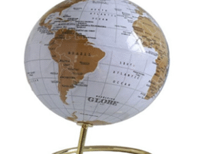 GLOBO TERRAQUEO BLANCO. CD: 42573