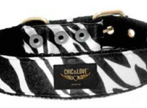 COLLAR DE PERRO CHIC & LOVE NEOPRENO “LOVE ZEBRA” TALLA M COD