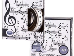COMEDERO DE PERRO MEDIANO MODELO MÚSICA COD: 0014678