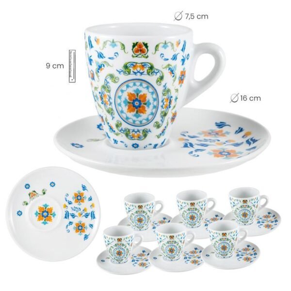 SET 6 TAZAS GRANDES NATURA COD: 0002699