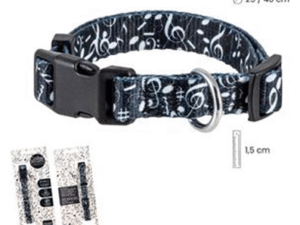 CORREA+ COLLAR DE PERRO MODELO MÚSICA COD: MUSICA