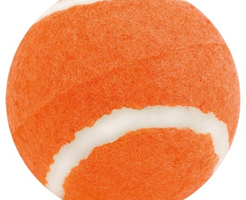 PELOTA PARA MASCOTAS NIKI NARANJA COD: NI23-NA