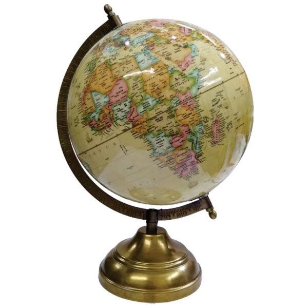 GLOBO TERRAQUEO EN PVC Y METAL. 20CM. COD: 22988