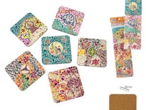 SET 6 POSAVASOS GAUDI ELEMENTOS COD: 0006309