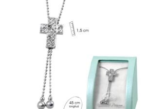 COLGANTE CRUZ PIEDRAS CON BOLAS COD: 0005130
