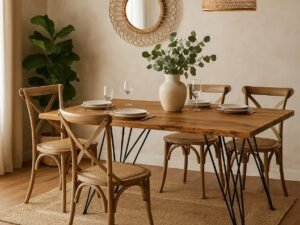 MESA DE INTERIORES DE MADERA.  COD: 36084