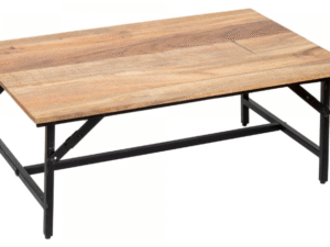 MESA RECTANGULAR BAJA DE INTERIORES DE MADERA.  COD: 36349