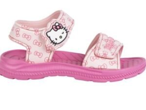 SANDALIAS CON VELCRO HELLO KITTY.  COD: 422300006837-CRD