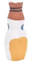 JARRÓN DE CERÁMICA DOS ASAS. MOD:  PICASSO II. COD: 29953.