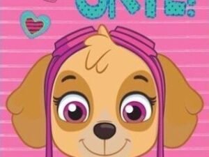 TOALLA DE PLAYA MODELO PAW PATROL SKYE. DE MICROFIBRA.  COLOR ROSA. TAMAÑO 70x140. COD: 39259PW-BTM-NEW