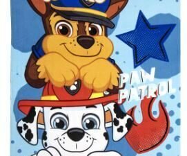 TOALLA DE PLAYA MODELO PAW PATROL SKYE. DE MICROFIBRA.  COLOR AZUL. TAMAÑO 70x140. COD: 39259PW-BTM-NEW