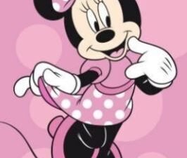 TOALLA DE PLAYA MODELO DISNEY MINNIE ROSA. DE MICROFIBRA.  MULTICOLOR. TAMAÑO 70x140. COD: 39MIN03-NEW