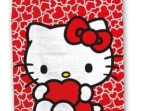 TOALLA DE PLAYA MODELO HELLO KITTY. DE MICROFIBRA.  MULTICOLOR. TAMAÑO 70x140. COD: 39035HK-BTM-NEW