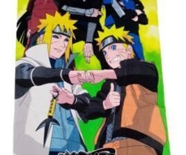 TOALLA DE PLAYA MODELO NARUTO. MICROFIBRA.  MULTICOLOR. TAMAÑO 70x140. COD: 39002NRT-BTM-NEW