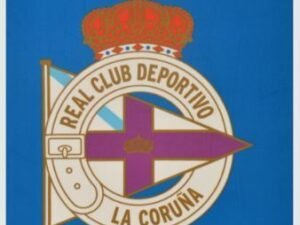 TOALLA DE PLAYAMODELO FUTBOL DEPORTIVO A CORUÑA. EN ALGODÓN.  MULTICOLOR. TAMAÑO 90x180. COD: 79TOADEP-2042SRC