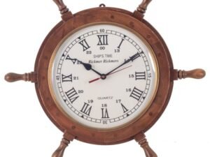 RELOJ DE PARED ESTILO TIMÓN.  COD: 33970