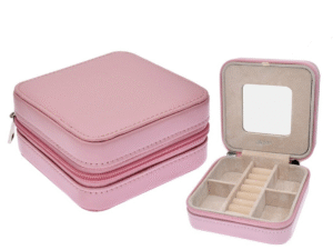 JOYERO VIAJE PEQUEÑO ROSA/24 DD212. COD:42748