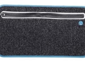RIÑONERA DE VIAJE MODELO WINDER NEGRO/AZUL FLUORESCENTE.  COD:  WI18-AZ